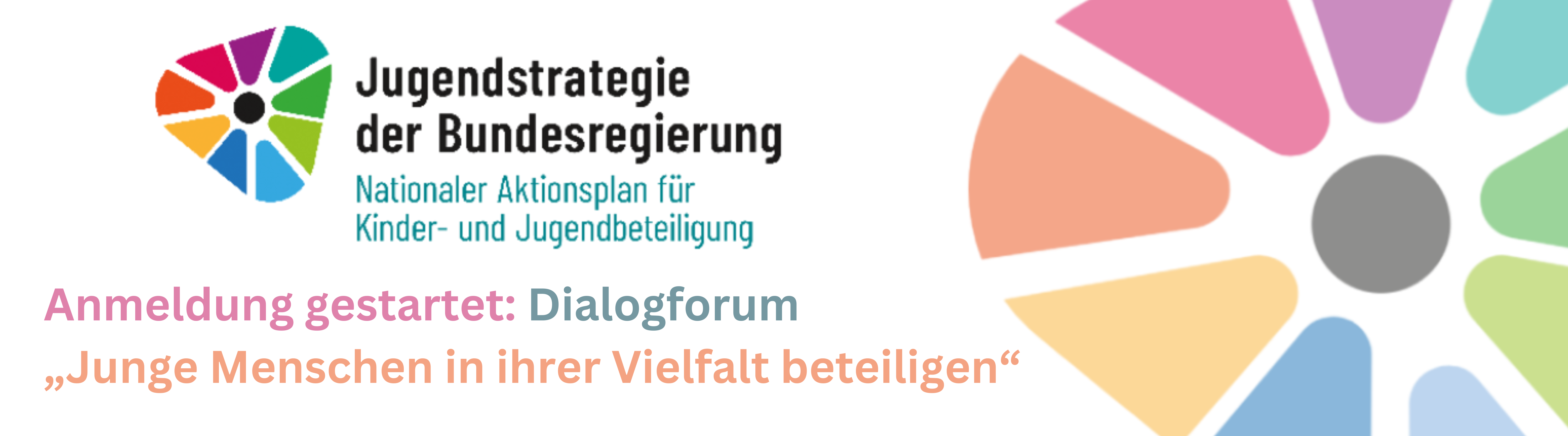 Anmeldung gestartet Dialogforum „Junge Menschen in ihrer Vielfalt beteiligen“